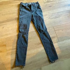 Made faded black skinny jeans